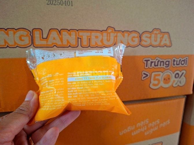 Bánh bông lan siêu trứng nội địa Trung Capy Bara