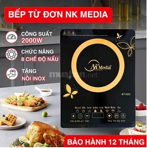 Bếp Từ NK Media MD-BT1820 CS 2000W Tặng Nồi Lẩu