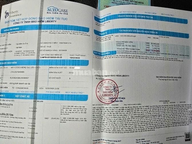 GLC 200 trắng, 52000km, chính chủ