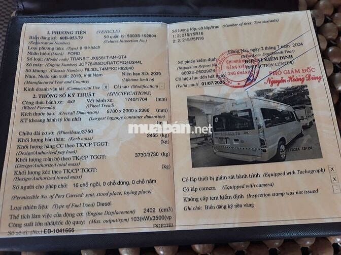Ford Transit 2019 MID - 200000 km
