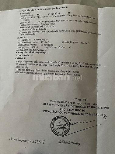 Bán nhà hẻm xe hơi khu an ninh yên tĩnh 