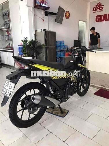 Suzuki Satria 150 đk 2020 màu vàng đen BSTP