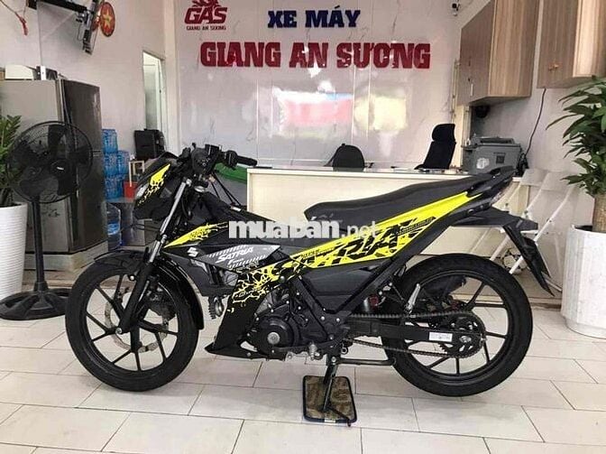 Suzuki Satria 150 đk 2020 màu vàng đen BSTP
