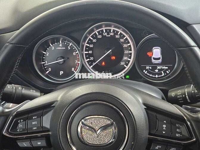 Mazda CX 8 2020 Premium 1 cầu,màu trắng, 26.000 km
