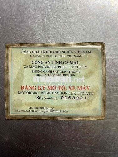 HAYATE 2007 BS 69 CÀ MAU CÓ GL ĐỖI XE