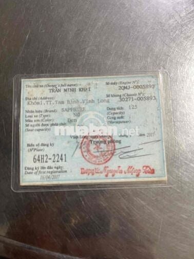 SAPPHIRE 2007 BS 64 CÓ GIAO LƯU ĐỖI XE