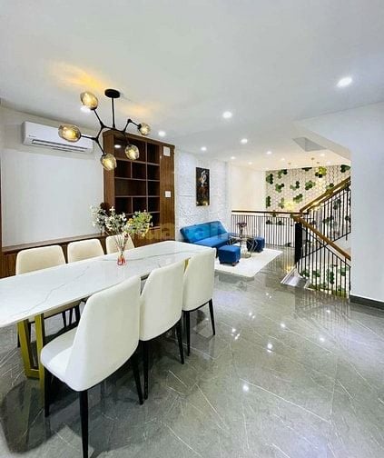 Cho thuê nhà HXH 1 Trệt 3 Lầu ST Nguyễn Oanh P10 GÒ Vấp
