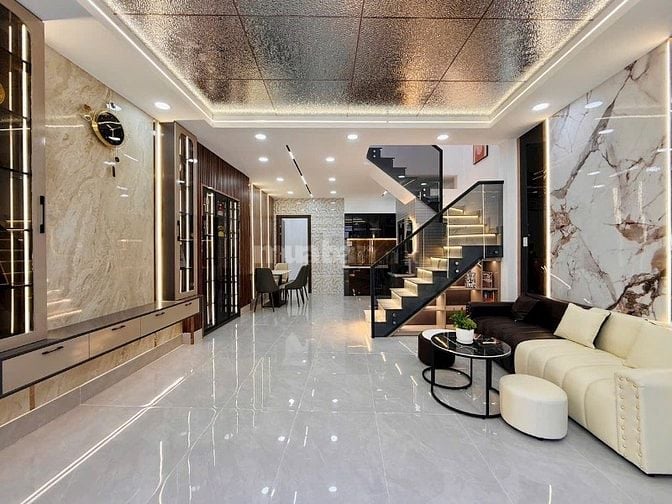 Bán nhà Đường Nguyễn Thị Tần p2 q8. 4,850tỷ|58,1m2. Hẻm xe hơi.