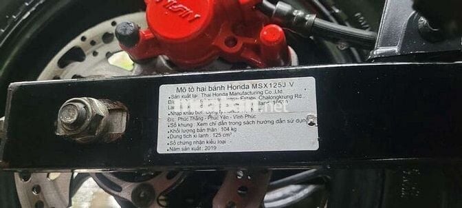 Msx 125 fi nhập thái