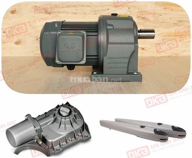 Motor giảm tốc cửa cổng công ty, nhà xưởng
