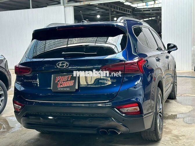 Hyundai SantaFe 2020 2.2D Premium AWD,màu xanh