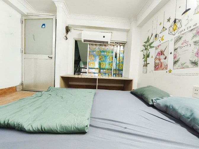 Phòng 20m2- 3,9tr full nội thất, toilet, cửa sổ ngay gần chợ bà chiểu