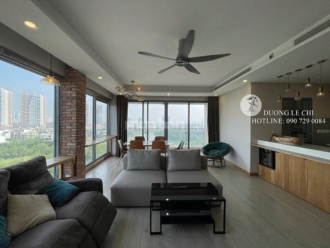 Bán căn hộ 3 phòng ngủ Đảo Kim Cương Quận 2, view sông Sài Gòn, Q.1