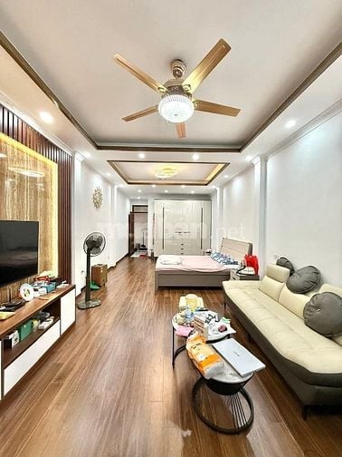 Bán nhà mặt ngõ 84 Lĩnh Nam, ngõ ô tô tránh, kinh doanh, 70m2, 6 tầng