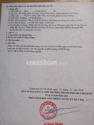 ĐẤT THỔ CƯ KHU DÂN CƯ HIỆN HỮU 