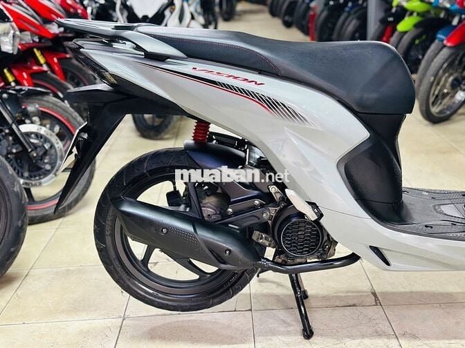 XE MÁY THỊNH PHÁT - VISION 110 XÁM XI MĂNG XE LƯỚT