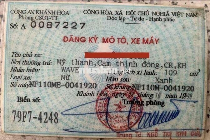 wave 110 thái đời 99 Bs 79