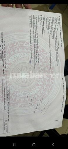 Bán đất thị trấn Kim Bài, Thanh Oai, Hà Nội, S: 41,8m2, giá 52,5 trệu/