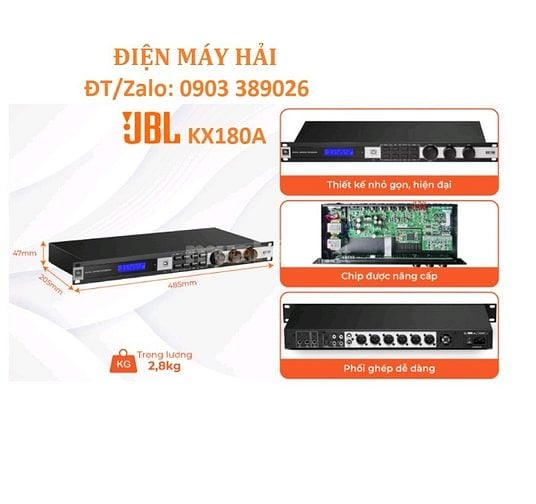 Vang số chính hãng JBL KX180A giá đẹp tại Điện Máy Hải