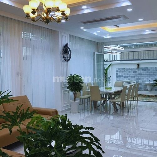 Villa full nội thất hiện đại phường Thạnh Mỹ Lợi, nhà mới, đẹp,có hầm