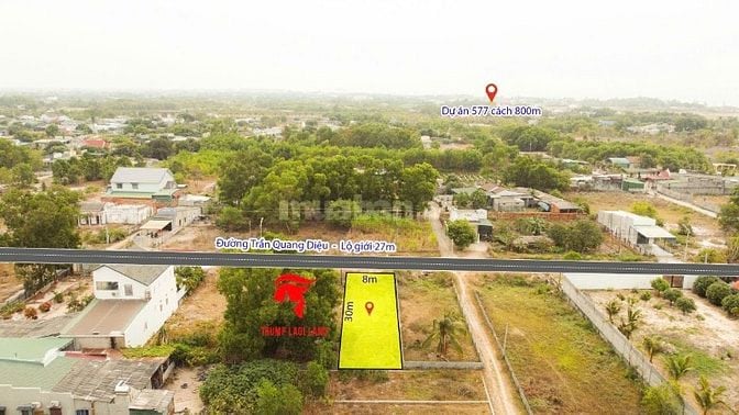 8x30 (240m2) Trần Quang Diệu Tân Phước Gần Biển Giá Rẻ