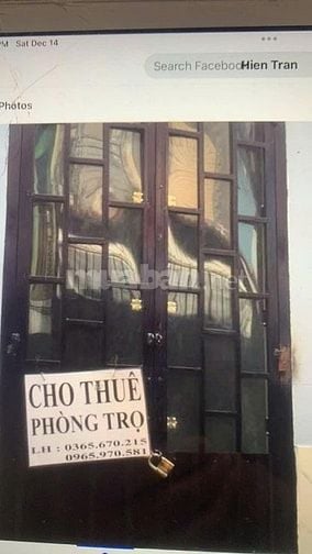 Phòng trọ vừa được làm mới số 31/13- Bình Hưng Hòa A - 0365.670.215 
