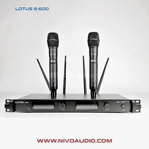 Micro không dây LOTUS S-600. Hàng nhập khẩu, bảo hành chính hãng