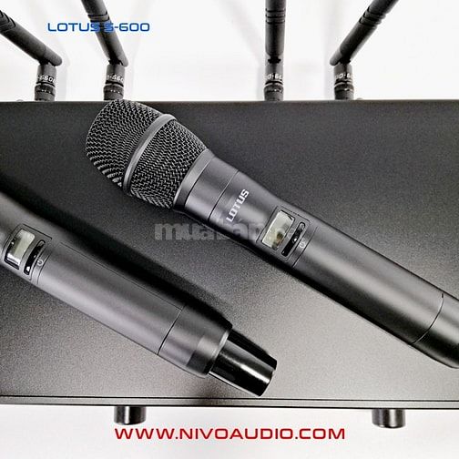 Micro không dây LOTUS S-600. Hàng nhập khẩu, bảo hành chính hãng