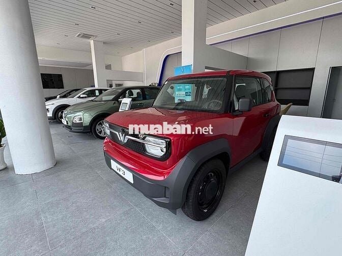 VinFast VF3 2025 hỗ trợ vay 100% giá trị xe