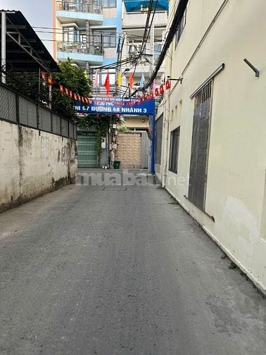 Bán Nhà Hẻm Xe Hơi Đường số 48 P.Hiệp Bình Chánh Thủ Đức 4x18m 1Lầu 