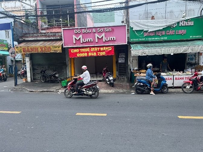 Cho thuê mặt bằng 55 Tân Kỳ Tân Quý , phường Tân Sơn Nhì , Quận Tân Pú