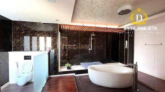 Biệt thự sân vườn, hồ bơi, sàn trống, hầm 3 lầu 200m2