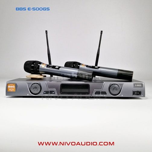 Micro không dây BBS E-500GS hàng nhập khẩu chính hãng.