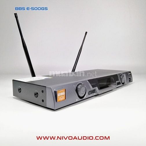 Micro không dây BBS E-500GS hàng nhập khẩu chính hãng.