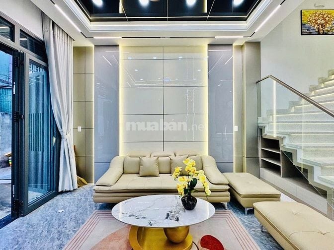 CHÍNH CHỦ CẦN BÁN GẤP NHÀ MỚI XÂY PHẠM VĂN CHIÊU ĐÚC 3LẦU HẺM XE HƠI
