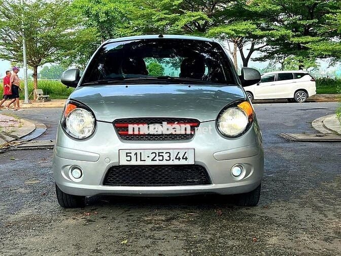 Kia Morning 2010 EX 1.1 MT - Ghi bạc đẹp
