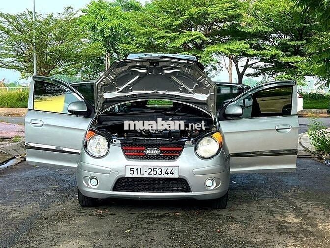 Kia Morning 2010 EX 1.1 MT - Ghi bạc đẹp