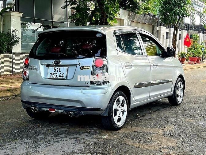 Kia Morning 2010 EX 1.1 MT - Ghi bạc đẹp