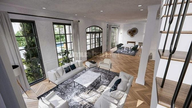 CHO THUÊ VILLA 3 MẶT TIỀN – AN PHÚ, TP. THỦ ĐỨC 900m2, 8 PHÒNG, GIÁ 15