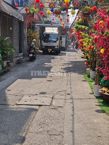 Hẻm Ô tô, Bùi Minh Trực,P5, Q8 - Gần 100M2, 4 Tầng,Ko QH chỉ 7.8 tỷ TL