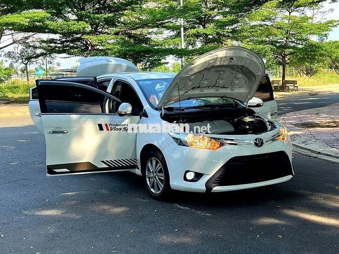 Toyota Vios 2017 1.5E - Trắng đẹp