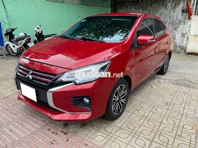 Mitsubishi Attrage 2021 1.2 CVT Màu Đỏ Chỉ 340tr
