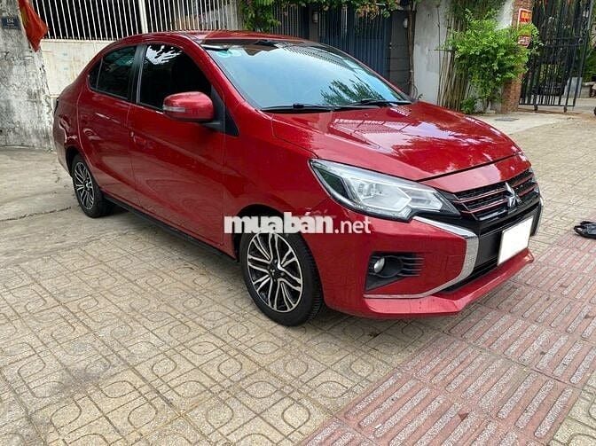 Mitsubishi Attrage 2021 1.2 CVT Màu Đỏ Chỉ 340tr
