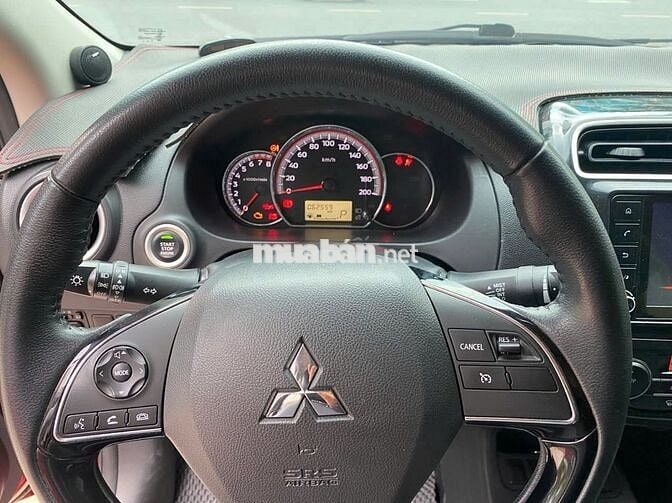 Mitsubishi Attrage 2021 1.2 CVT Màu Đỏ Chỉ 340tr