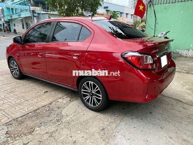 Mitsubishi Attrage 2021 1.2 CVT Màu Đỏ Chỉ 340tr