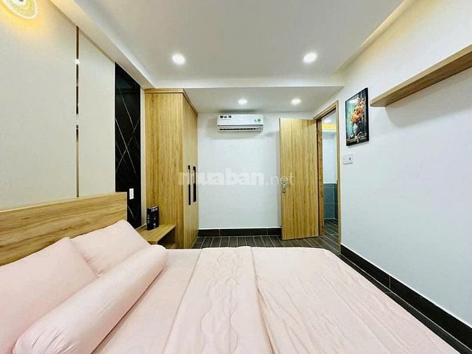 Bán nhà 4,5 tầng hẻm 4.5m full nội thất Phạm Văn Chiêu p8 giá 5.xx