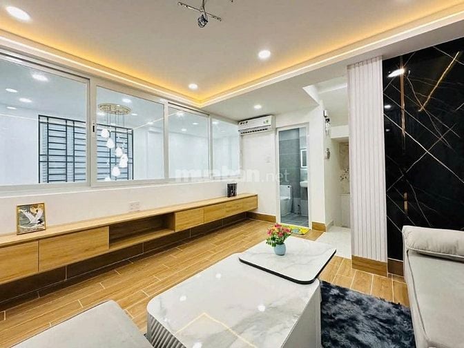 Bán nhà 4,5 tầng hẻm 4.5m full nội thất Phạm Văn Chiêu p8 giá 5.xx