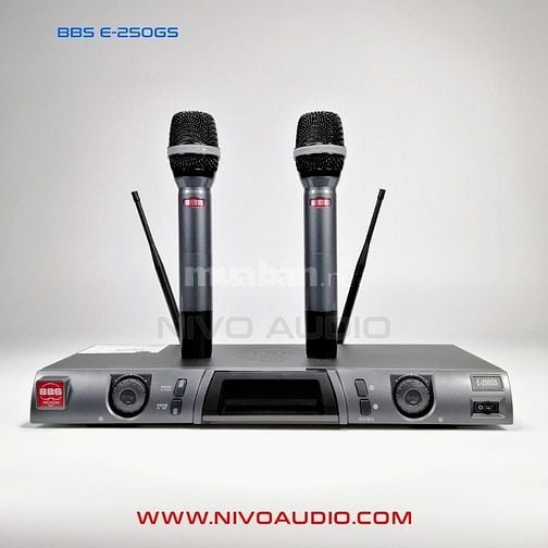 Micro không dây BBS E-250GS. Hàng nhập khẩu chính hãng.