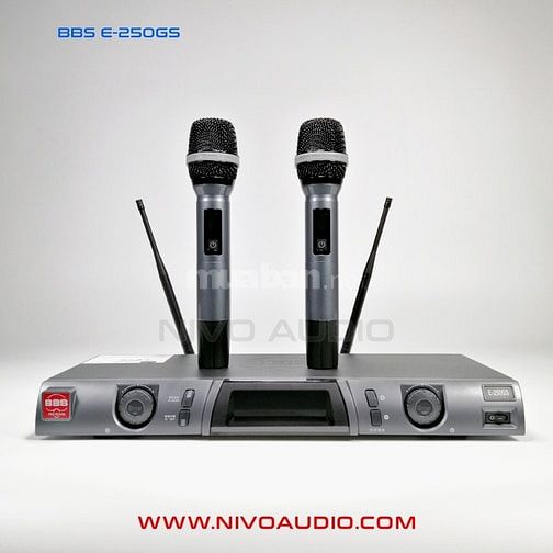 Micro không dây BBS E-250GS. Hàng nhập khẩu chính hãng.