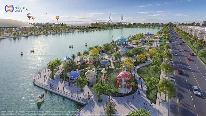 Bán biệt thự đơn lập góc vip mặt hồ Vinhomes Cổ Loa,Hà Nội